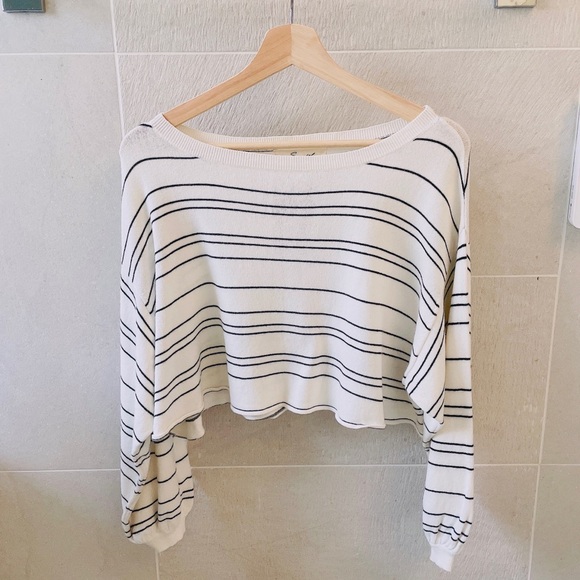 Snidel two pieces set Black stripe top - Picture 6 of 10